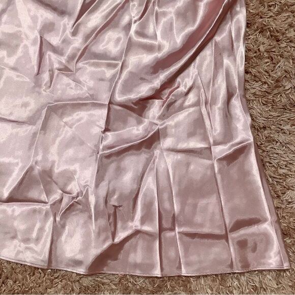 Vintage Enchanting Coquette Pink and Cream Lace Fairycore Fairy Slip Size Large - Picture 7 of 12